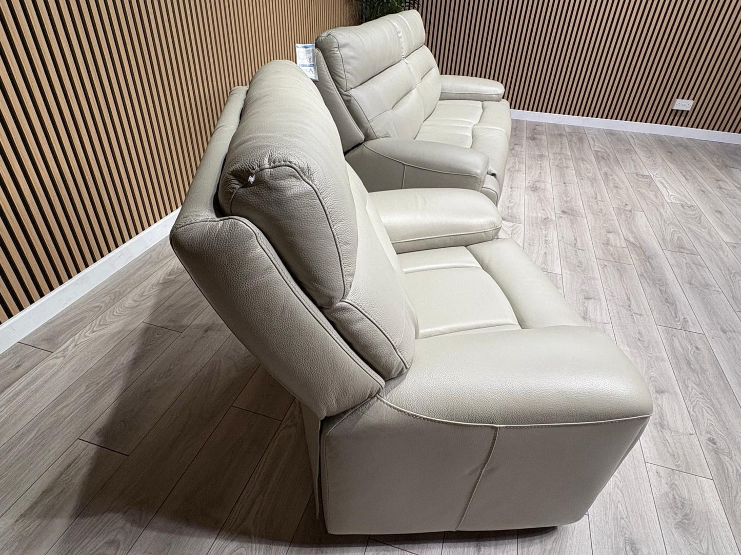 Furniture Village CINEMAX Leather 3 Seater Sofa + Armchair - RRP £2,890