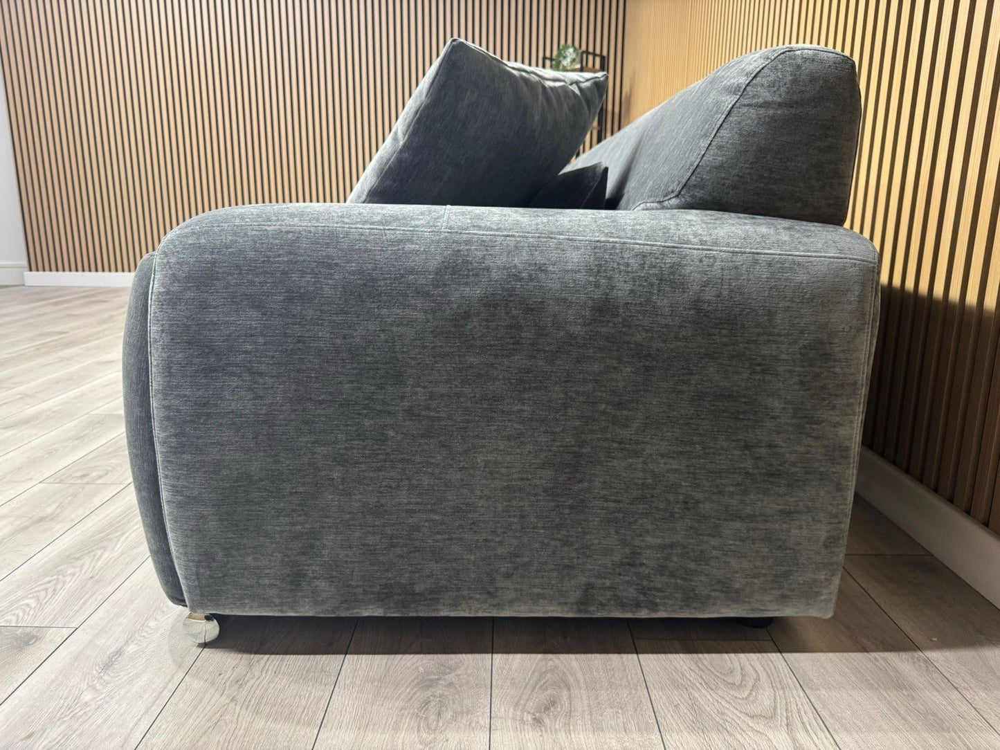 MODENA Large Fabric LHF Open End Chaise Corner Sofa - RRP £2,499