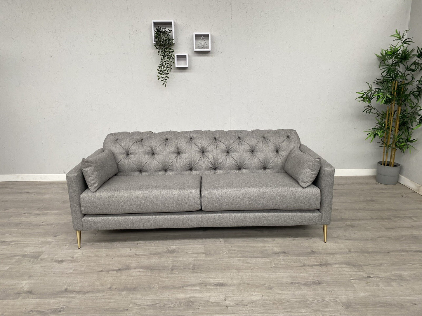 John Lewis - SWOON MENDEL Large 3 Seater Sofa, Cinder Wool Grey - RRP £1,699