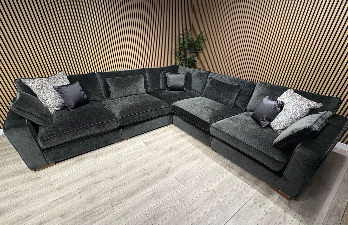 Sofology CAVALLI Fabric Modular 3 Corner 3 Sofa, Slate - RRP £5,499