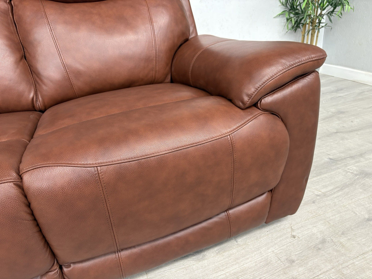Furniture Village SLOANE Leather 2 Seater Sofa - RRP £1,295
