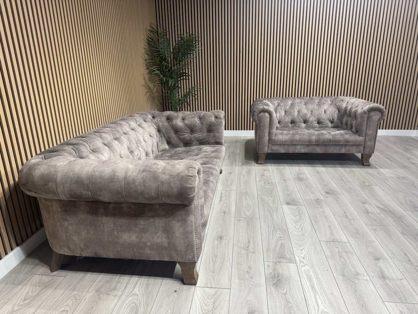Furniture Village A&J Hampton 2 Seater & Snuggle Chair RRP £3295