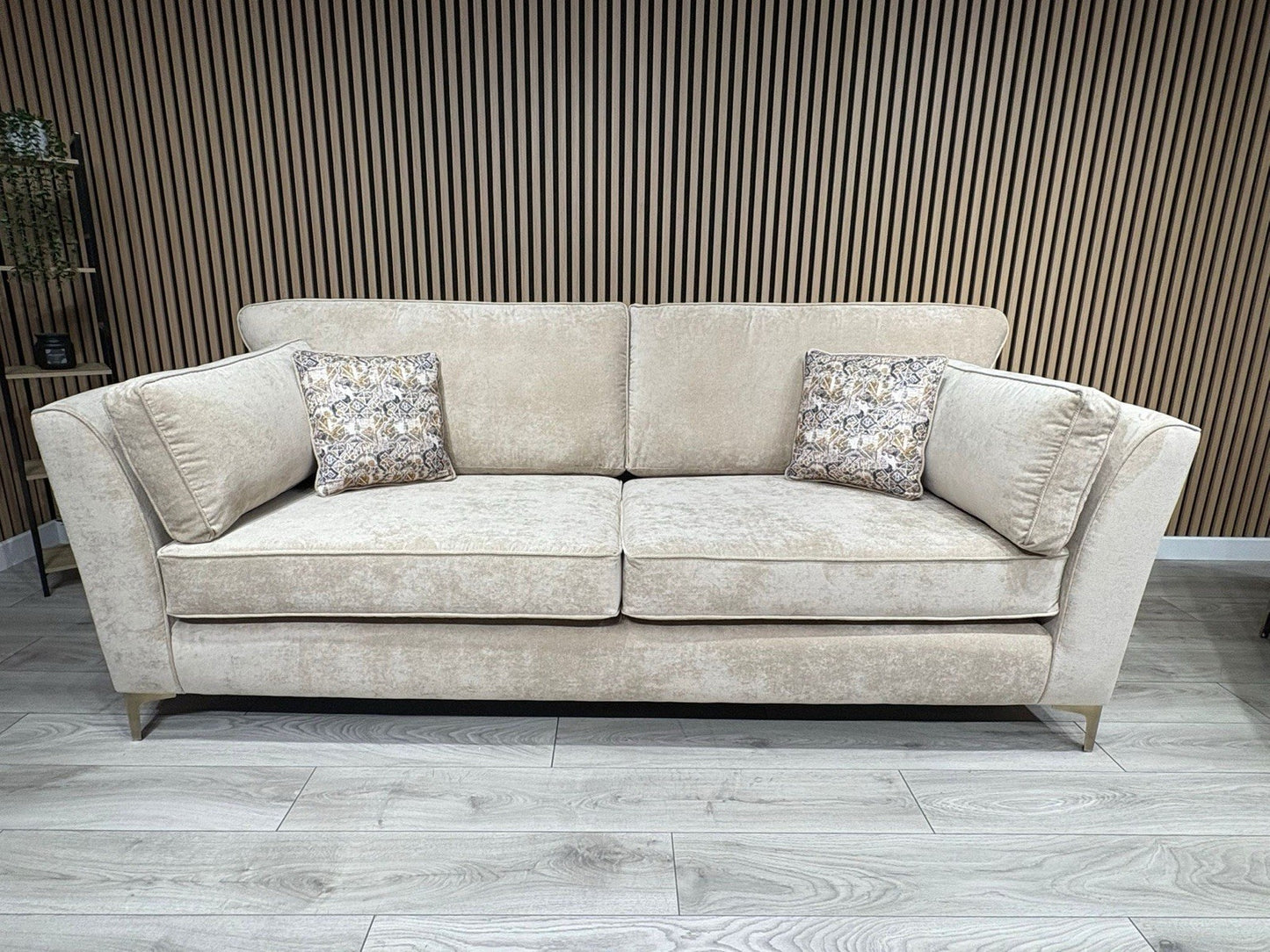 Furniture Village SASHA Fabric 4 Seater Sofa + Large Cuddle Armchair - RRP £3490
