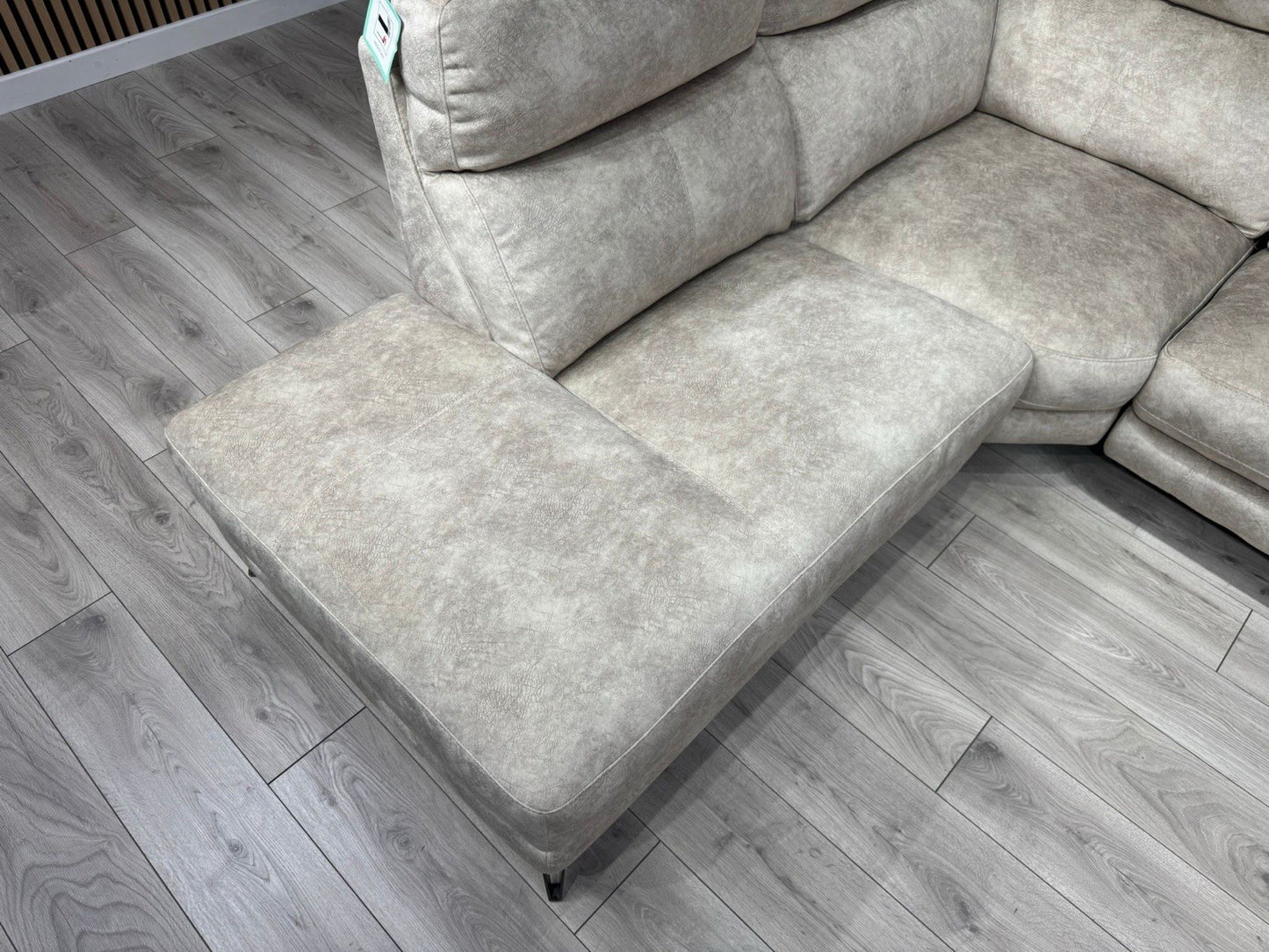 Furniture Village CONTEMPO Fabric LHF Open End Chaise Corner Sofa - RRP £2,295