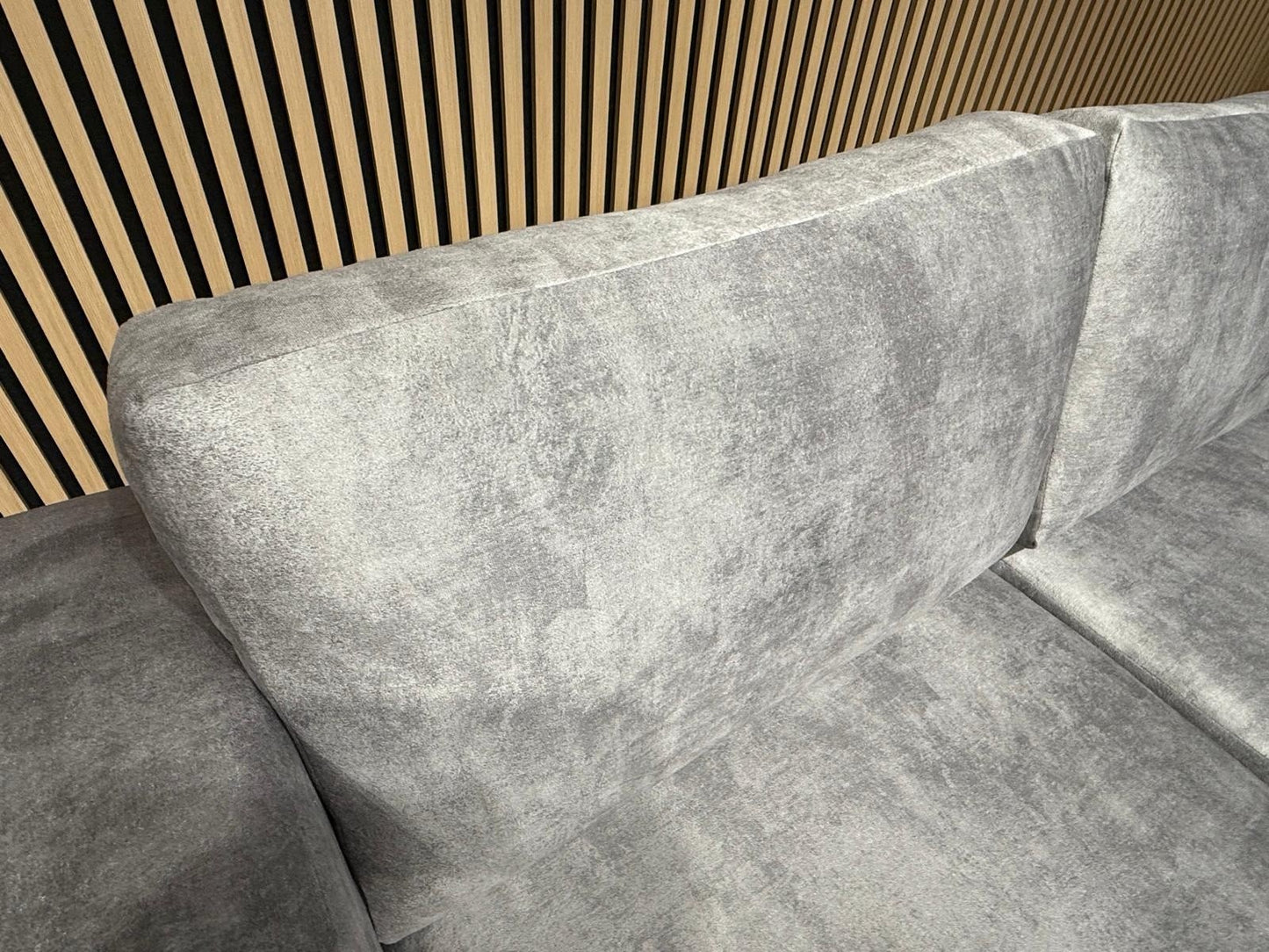 John Lewis Sample - Madrid Corner Sofa Fabric 2c2 Seater + Stool RRP £2599