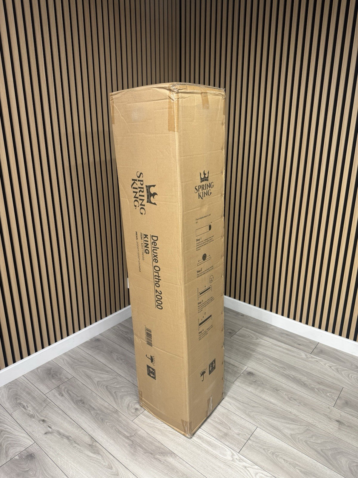 SPRING KING Deluxe Ortho 2000 5ft Kingsize Mattress BRAND NEW BOXED - RRP £549