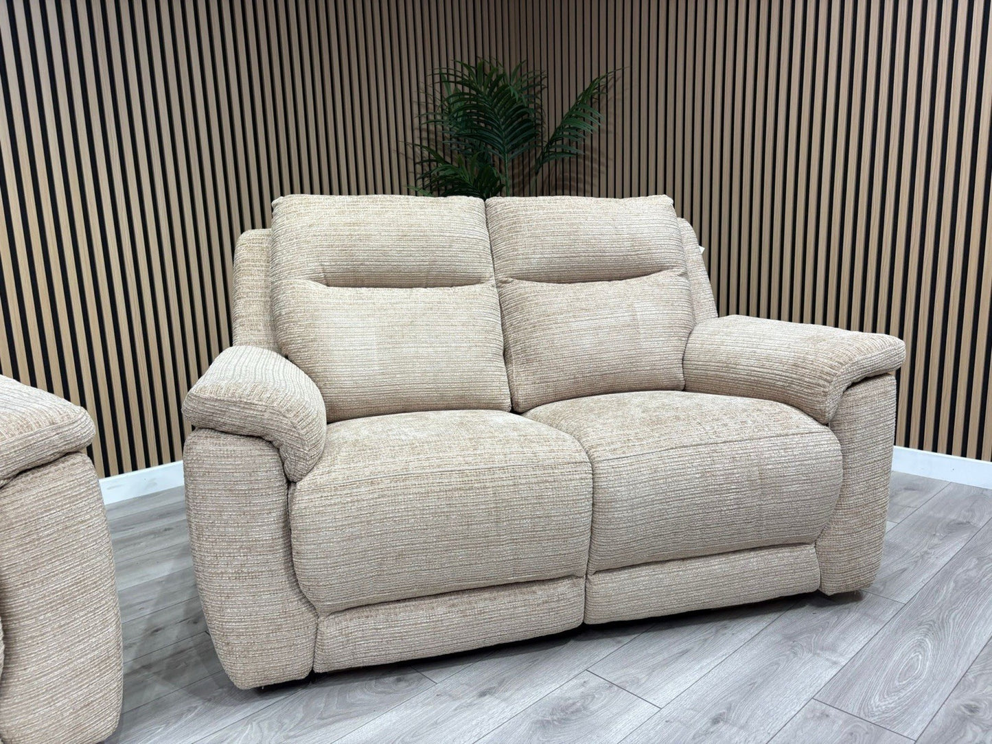 DFS NAVONA 3 Seater + 2 Seater Fabric Sofa Set, Power Recliners - RRP £3,298