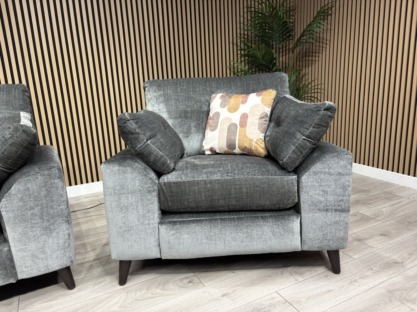 Furniture Village MALIBU Fabric 3 Seater Sofa + Armchair, Recliners - RRP £3,440