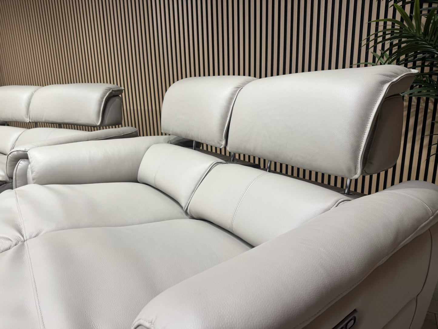 Furniture Village JUDE Style Leather 3 + 2 Seater Power Sofa Set - RRP £4,690