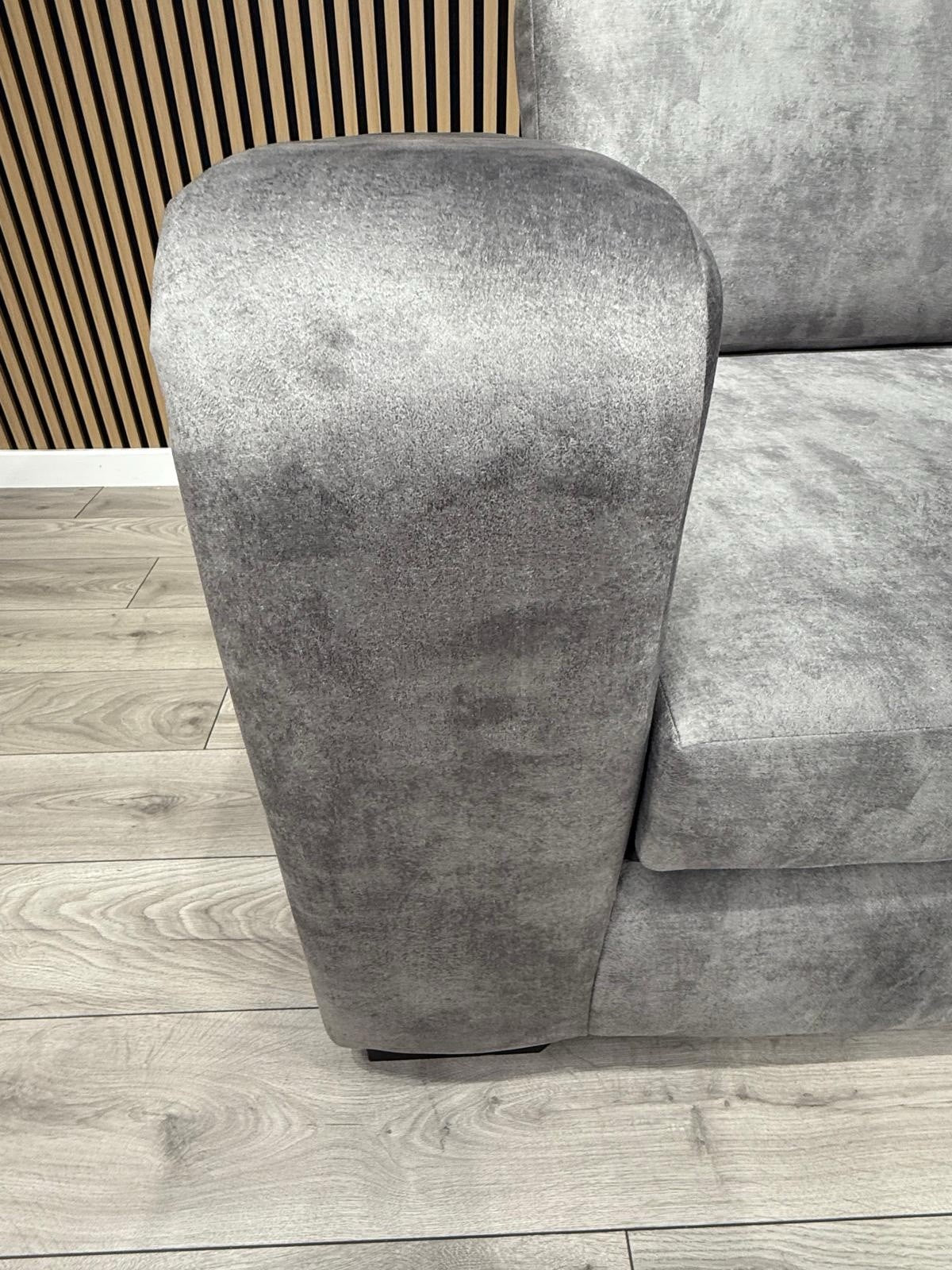 John Lewis Sample - Madrid Corner Sofa Fabric 2c2 Seater + Stool RRP £2599