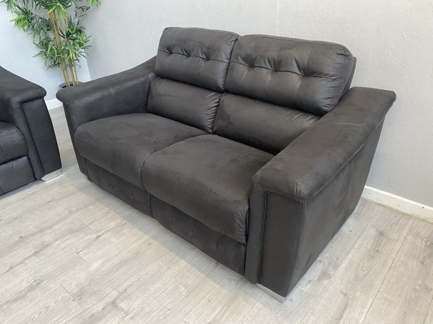 DFS - La-Z-Boy NEW HOLLYWOOD Fabric 3 + 2 Seater Sofas + Cuddler Armchair, Power