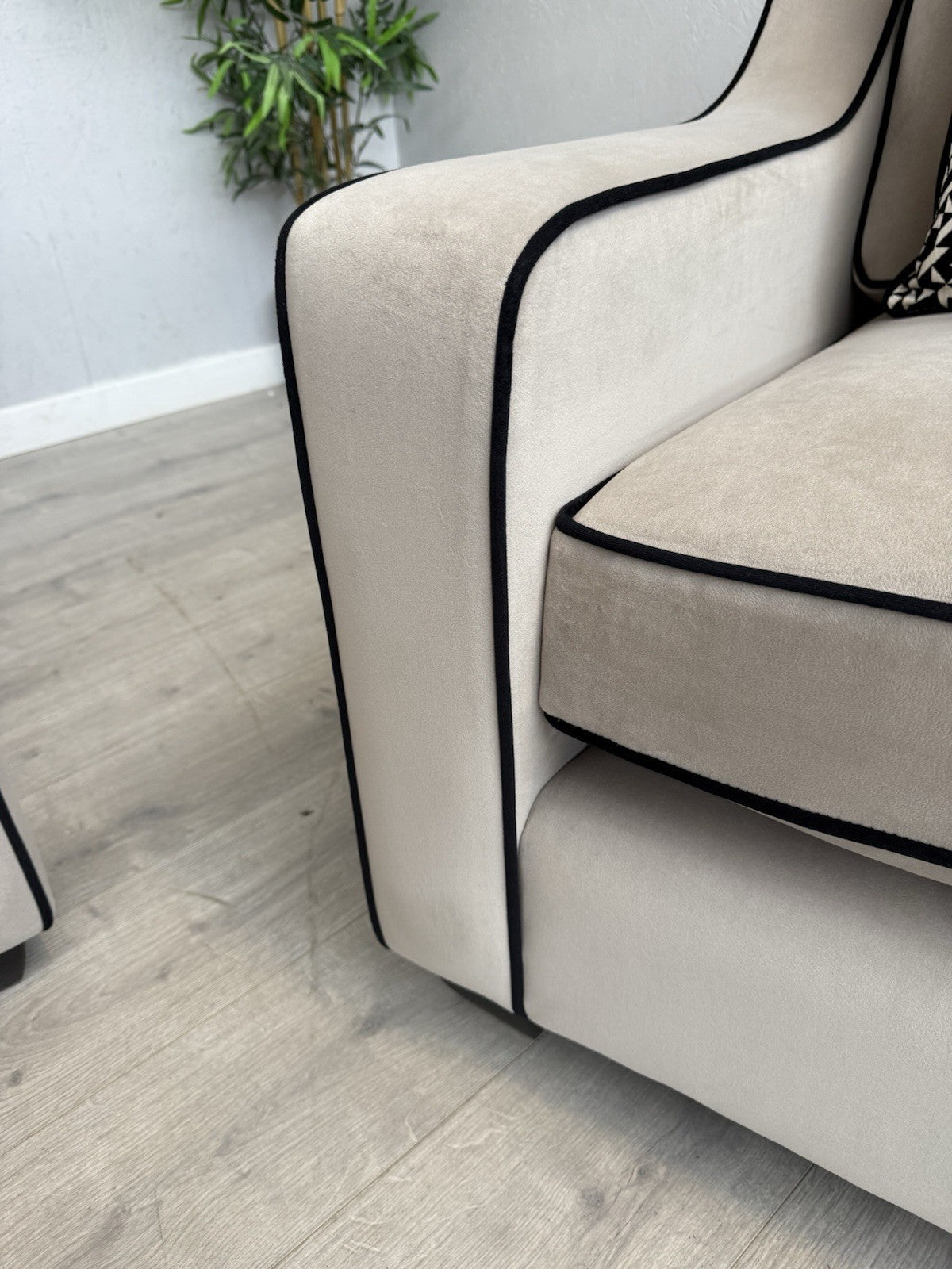 Furniture Village CELINE Fabric 3 Seater Sofa + 2 x Armchairs - RRP £5,685