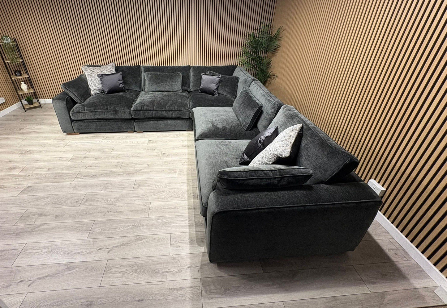 Sofology CAVALLI Fabric Modular 3 Corner 3 Sofa, Slate - RRP £5,499