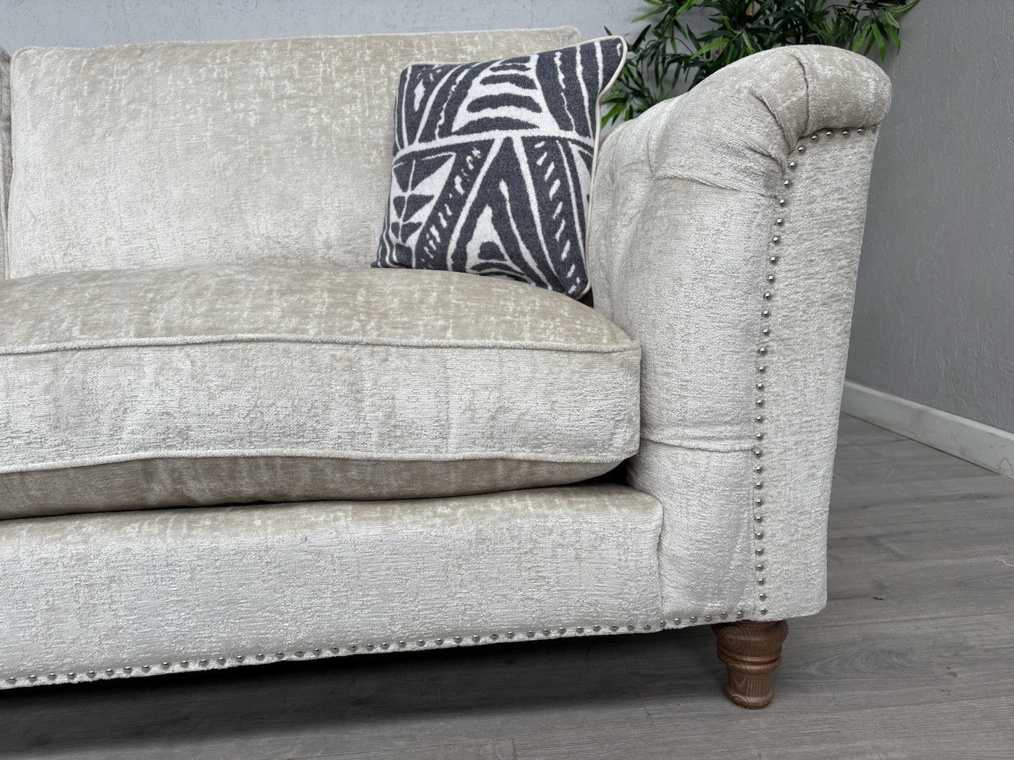 Westbridge - LUCILLE Extra Large Fabric 4 Seater Sofa, Oyster - RRP £2,695