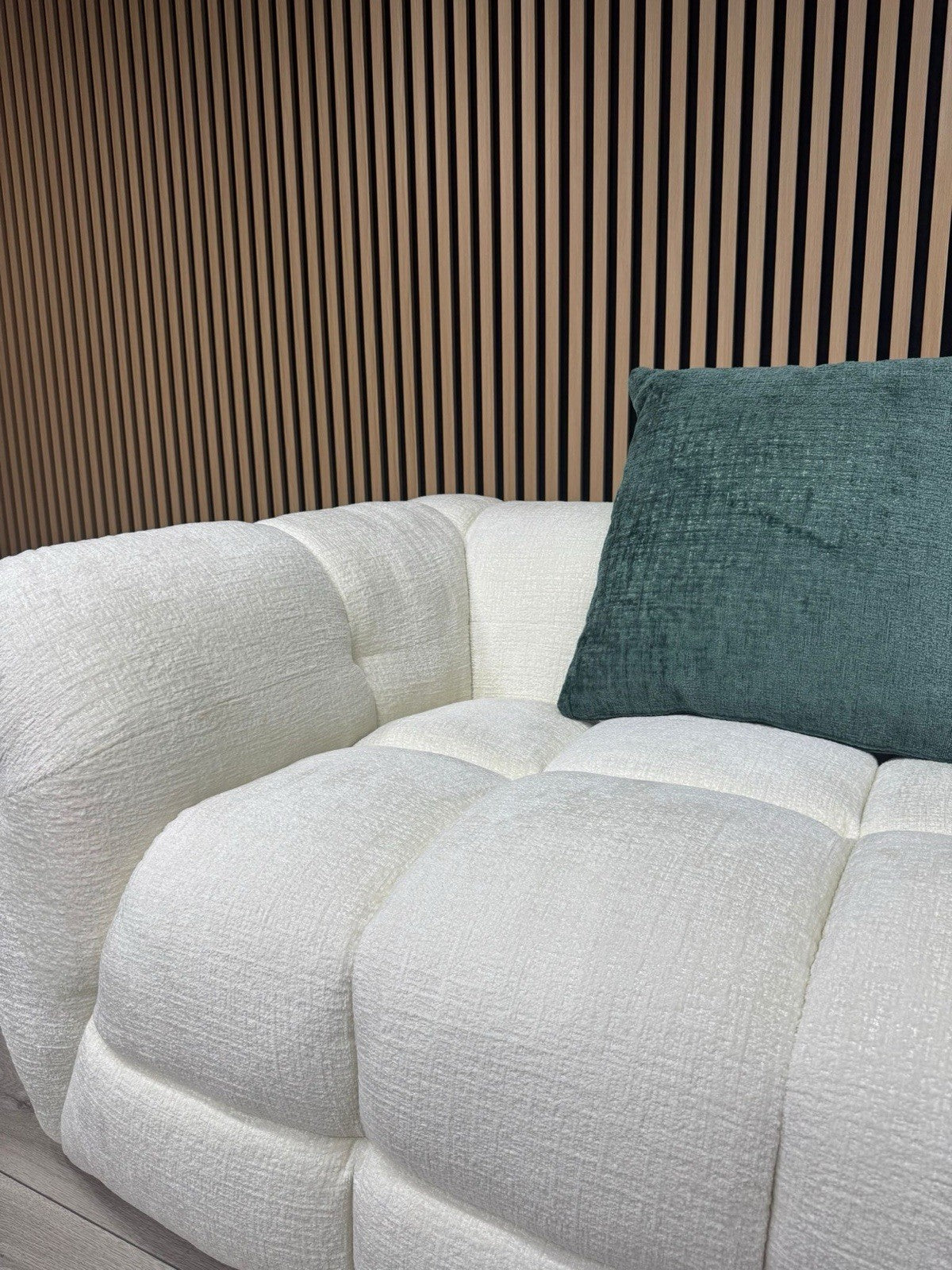 GENOA Large Fabric RHF Open End Chaise Corner Sofa - RRP £2,499