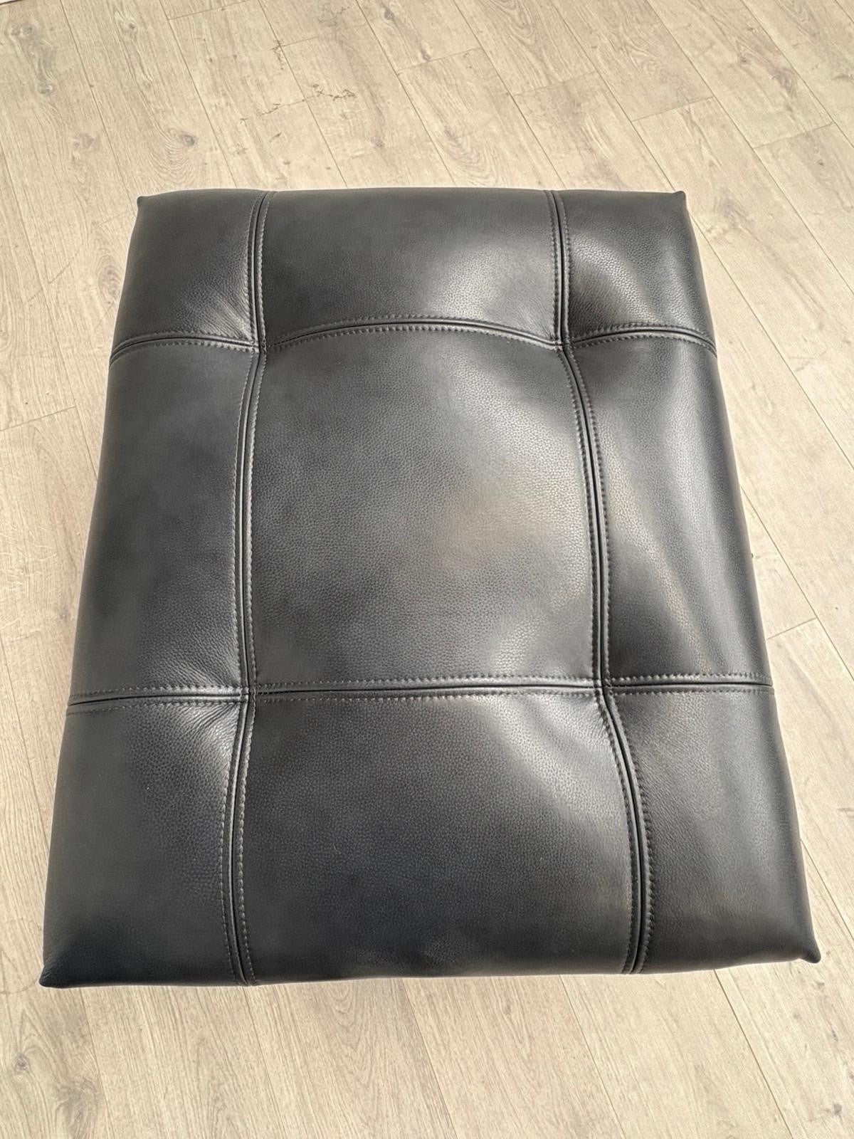 Furniture Village MOET Leather 2 Seater Power Recliner Sofa + Stool - RRP £3,290
