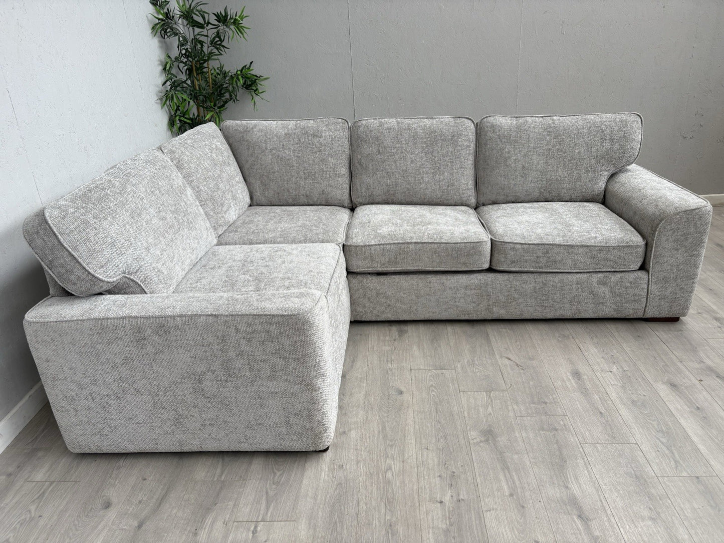 Furniture Village EMILIA Fabric LHF Small Sofa Bed Corner Sofa - RRP £2,095