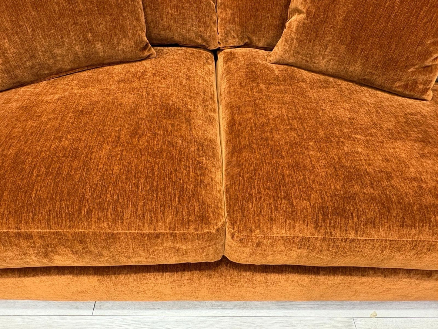 Furniture Village JACKSON Fabric Velvet 3 Seater Sofa - RRP £995