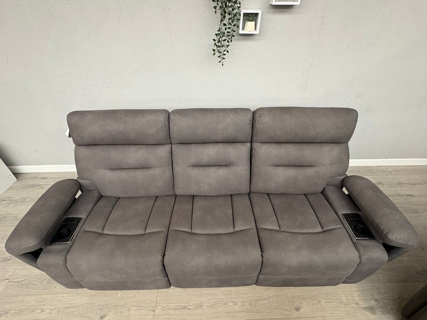 Furniture Village CINEMAX 3 + 2 Seater Power Recliner Media Sofa Set + Footstool