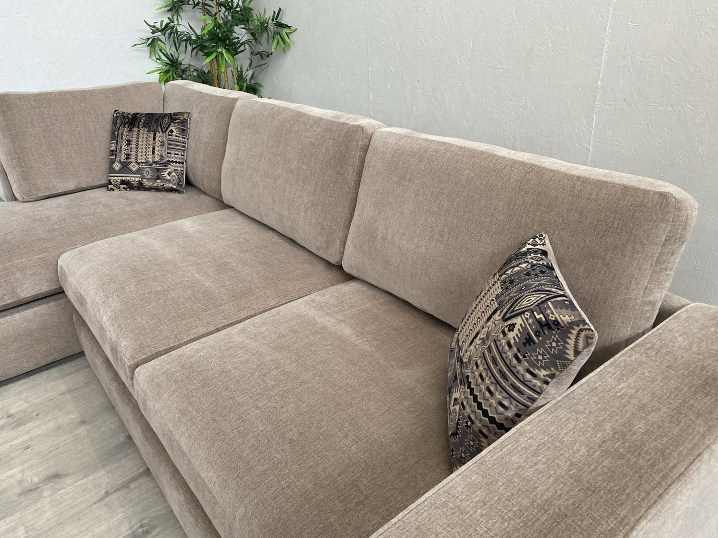 DFS - LAMBOURN Style Fabric LHF Large Chaise Corner Sofa - RRP £2,999