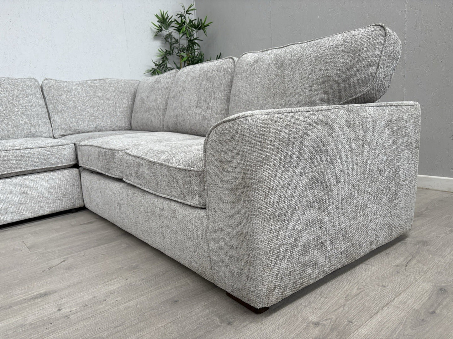 Furniture Village EMILIA Fabric LHF Small Sofa Bed Corner Sofa - RRP £2,095