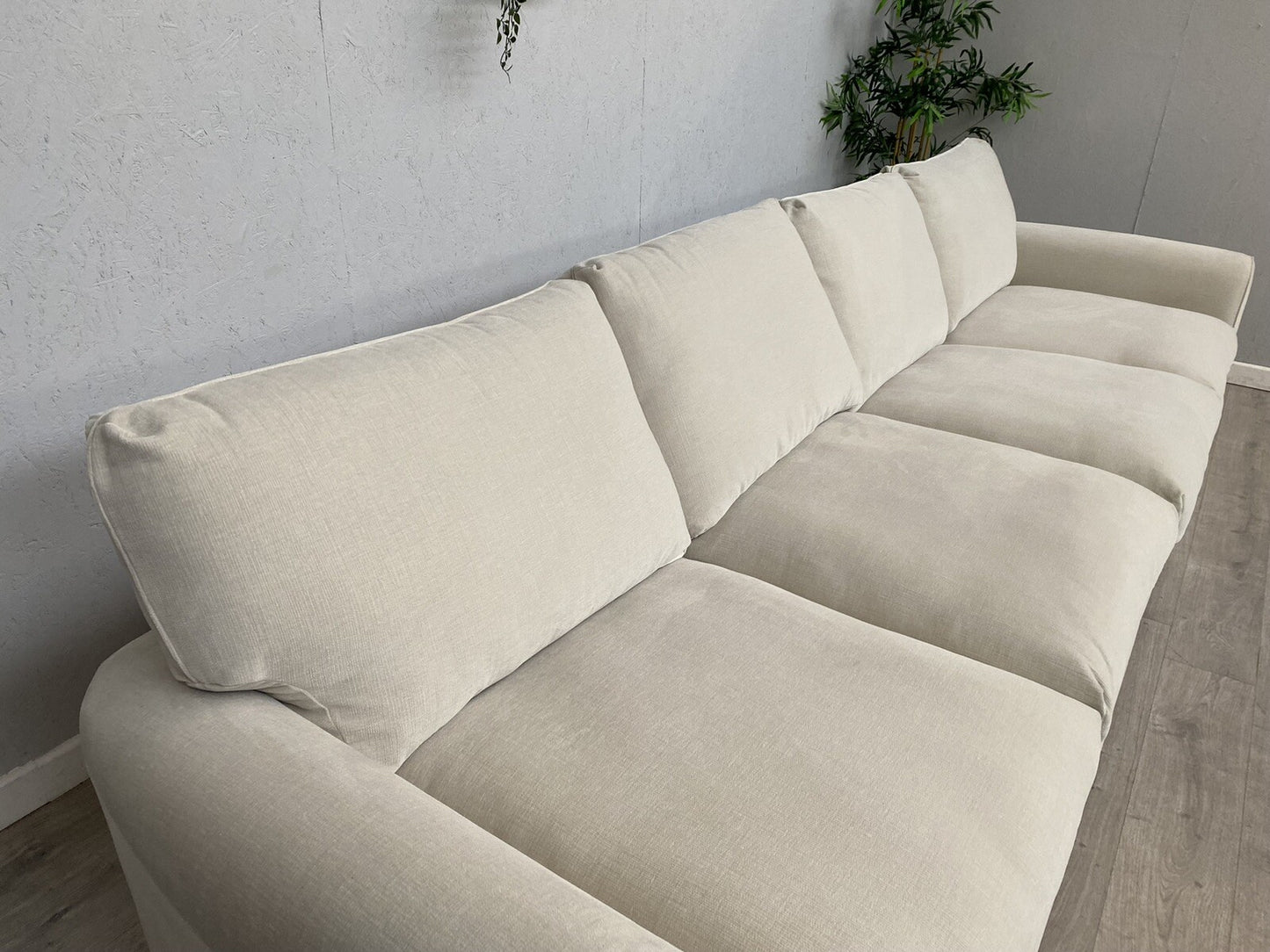 Westbridge - TEACAKE Grand Split Extra Large Fabric Sofa - RRP £3,995
