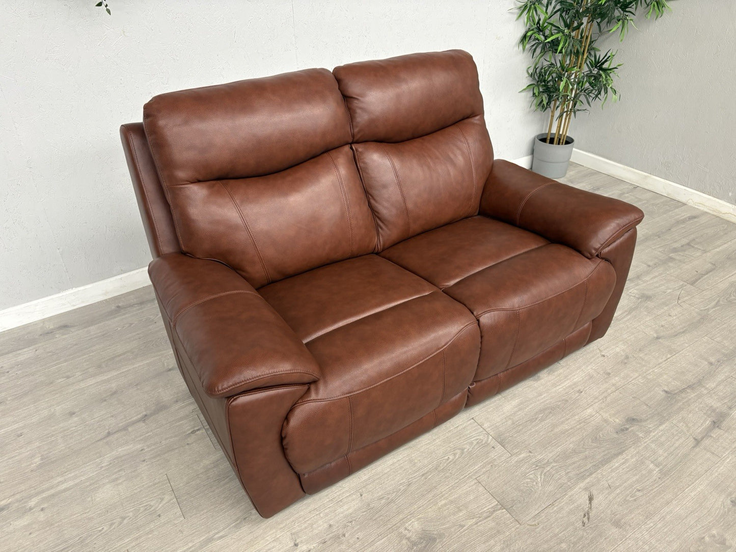 Furniture Village SLOANE Leather 2 Seater Sofa - RRP £1,295
