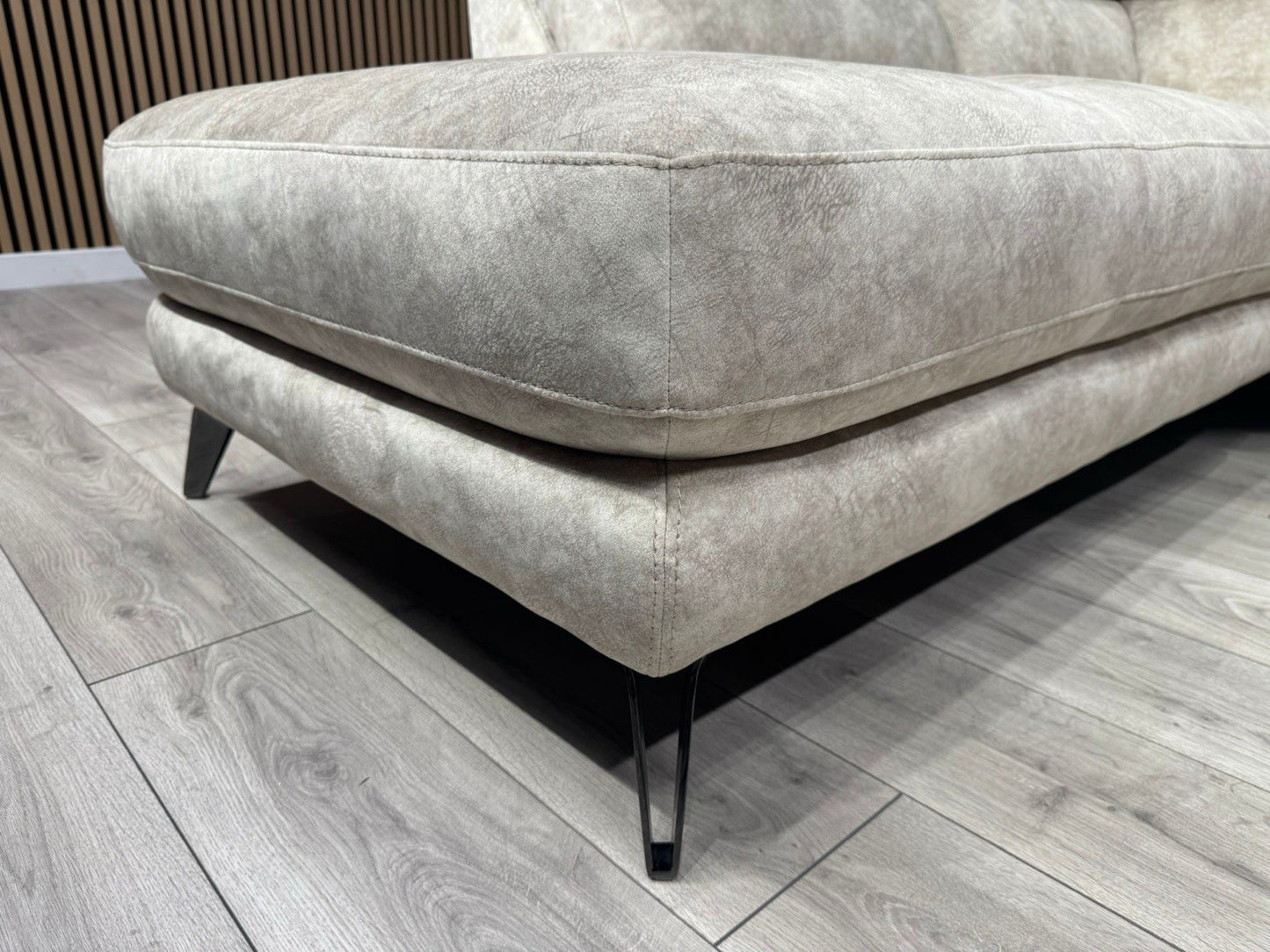 Furniture Village CONTEMPO Fabric LHF Open End Chaise Corner Sofa - RRP £2,295