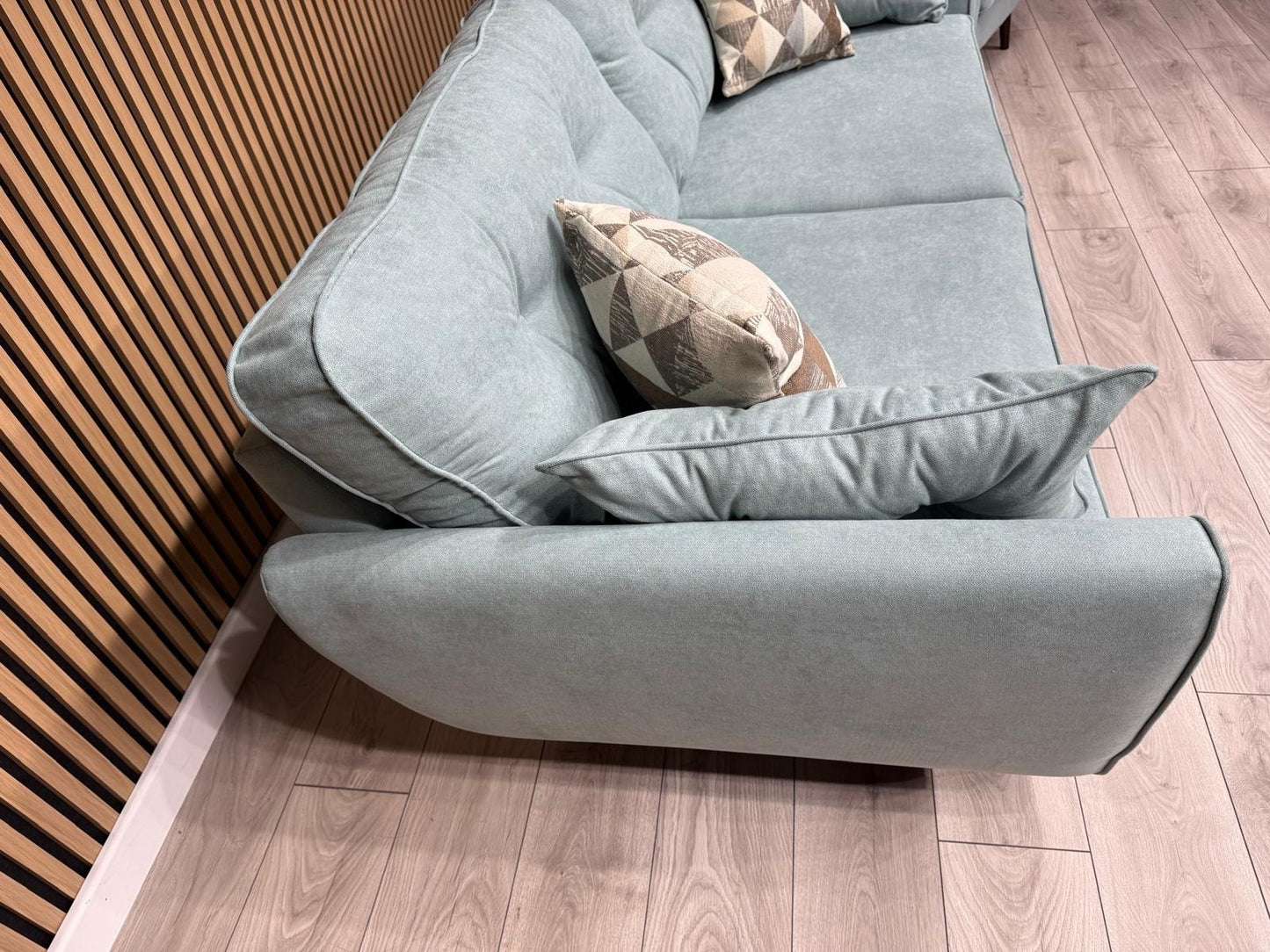DFS - Zinc 3 Seater & Chair Fabric Seater Sofa Set RRP £1799