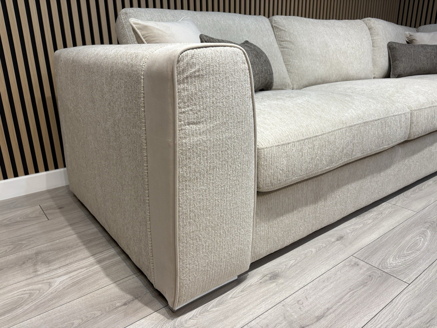 NAPLES Fabric Large Corner Sofa ( 3 Corner 3 ) - RRP £2,495