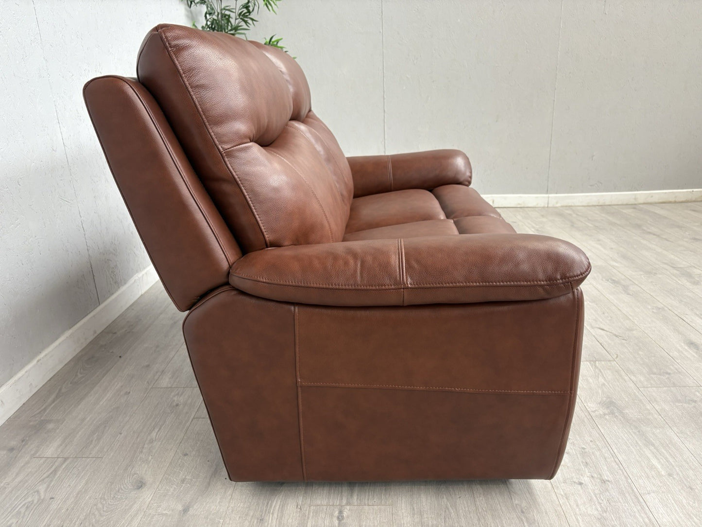 Furniture Village SLOANE Leather 2 Seater Sofa - RRP £1,295