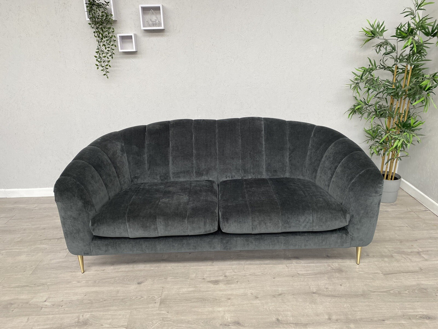 Sofology - OPULENT Large 3 Seater Sofa, Black - RRP £2,199