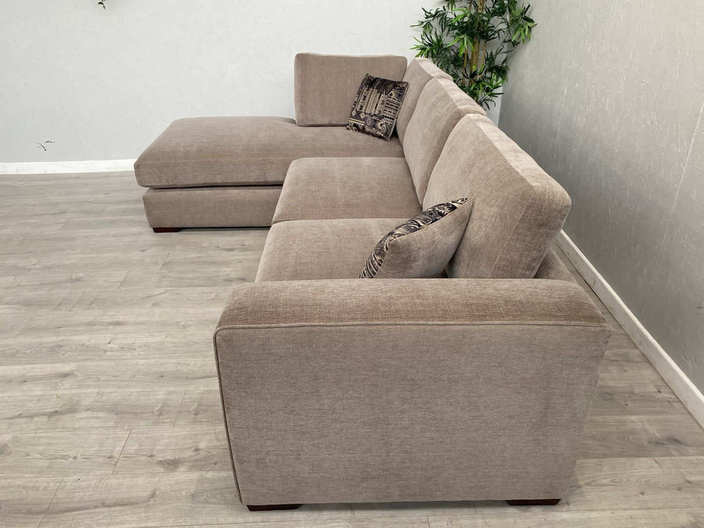 DFS - LAMBOURN Style Fabric LHF Large Chaise Corner Sofa - RRP £2,999