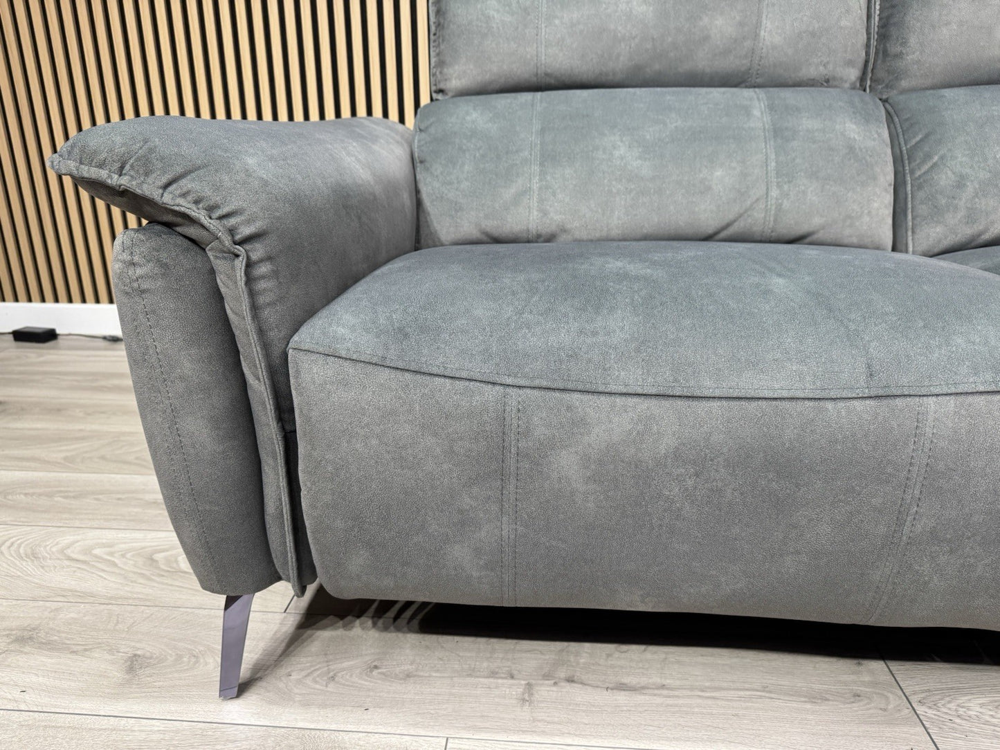 Furniture Village JUDE Fabric 3 Seater Power Recliner Sofa, Fern - RRP £2,195