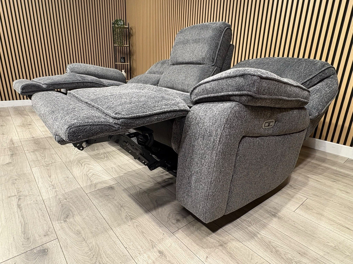 ORLANDO Fabric 3 Seater Power Recliner Sofa - RRP £1799