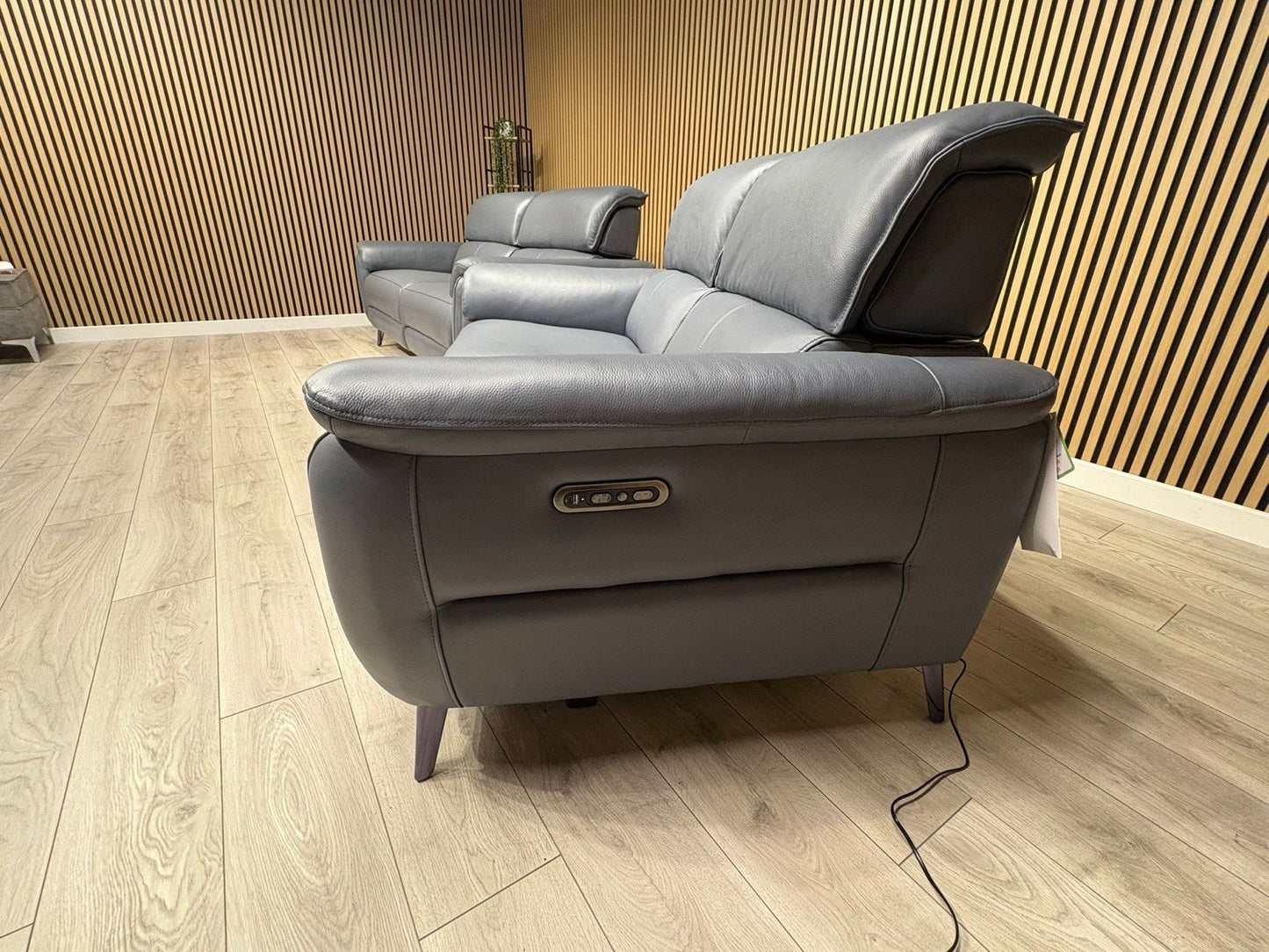 Furniture Village JUDE Style Leather 3 + 2 Seater Power Sofa Set - RRP £4,690
