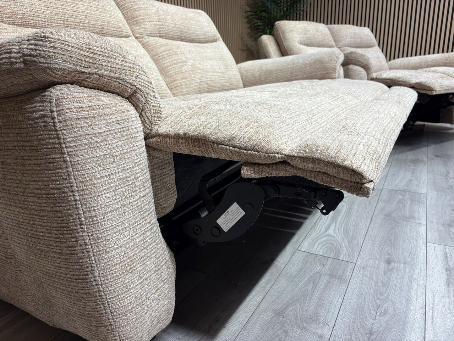 DFS NAVONA 3 Seater + 2 Seater Fabric Sofa Set, Power Recliners - RRP £3,298