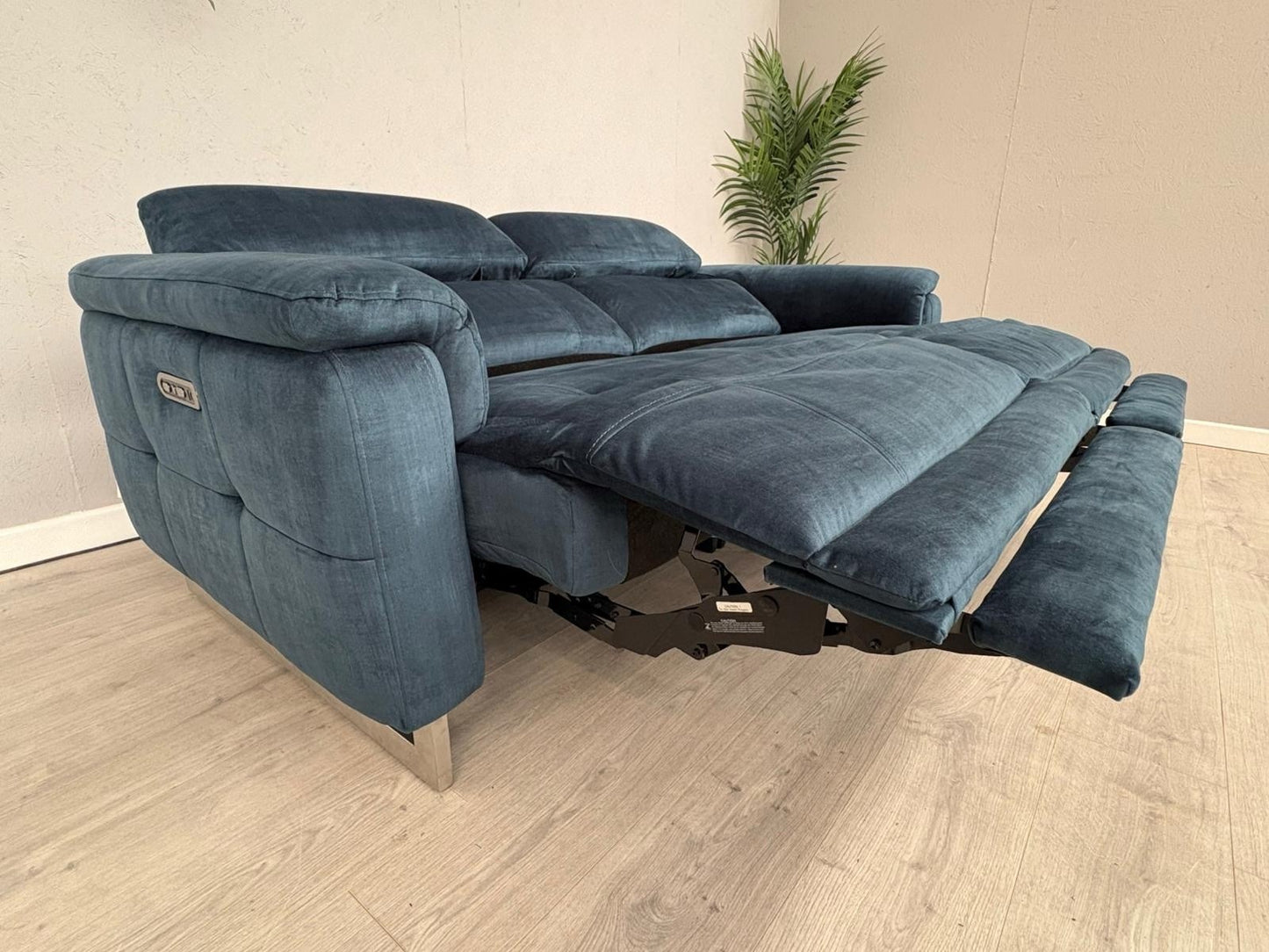 Furniture Village MOET Fabric Power Recliner 3 Seater Sofa - RRP £1,995