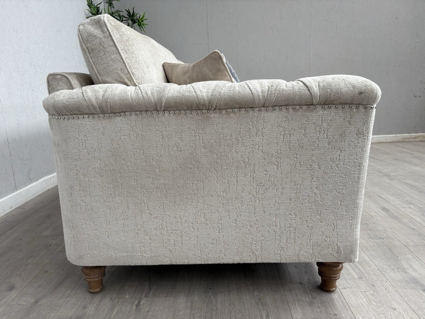Westbridge - LUCILLE Extra Large Fabric 4 Seater Sofa, Oyster - RRP £2,695
