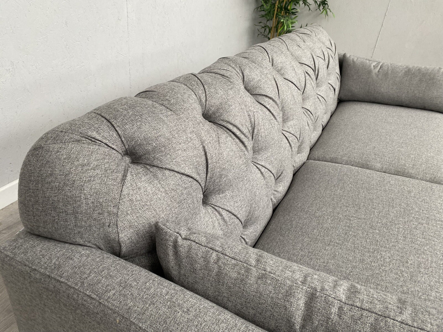 John Lewis - SWOON MENDEL Large 3 Seater Sofa, Cinder Wool Grey - RRP £1,699