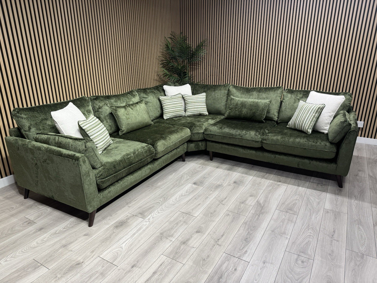 Very Home Sanremo Fabric Corner Group Sofa ( 2c2 ) Olive RRP £3199