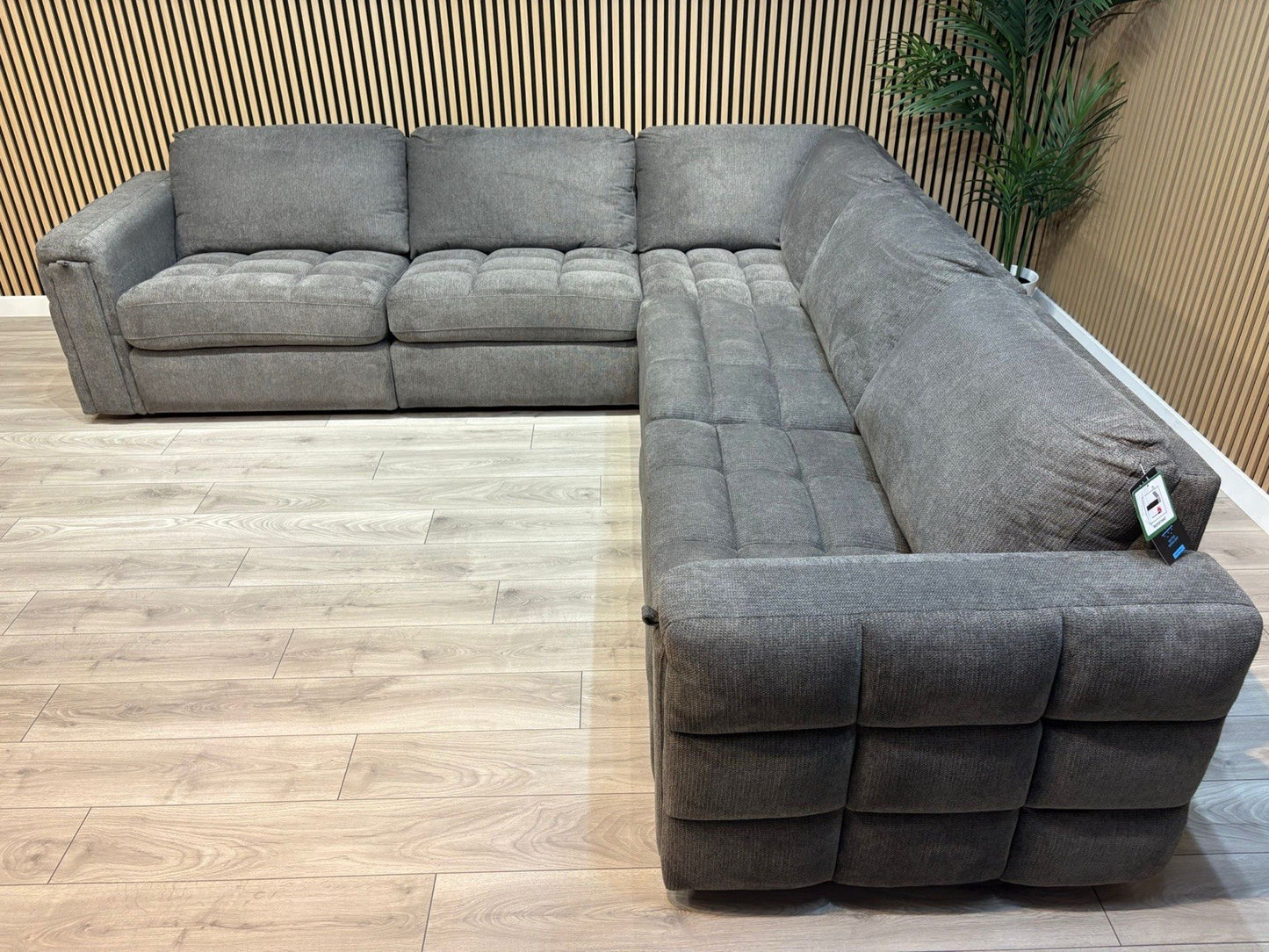DFS - MAVAM Modular Premium Fabric Large 2 Corner 2 Sofa + Footstool - RRP £3699