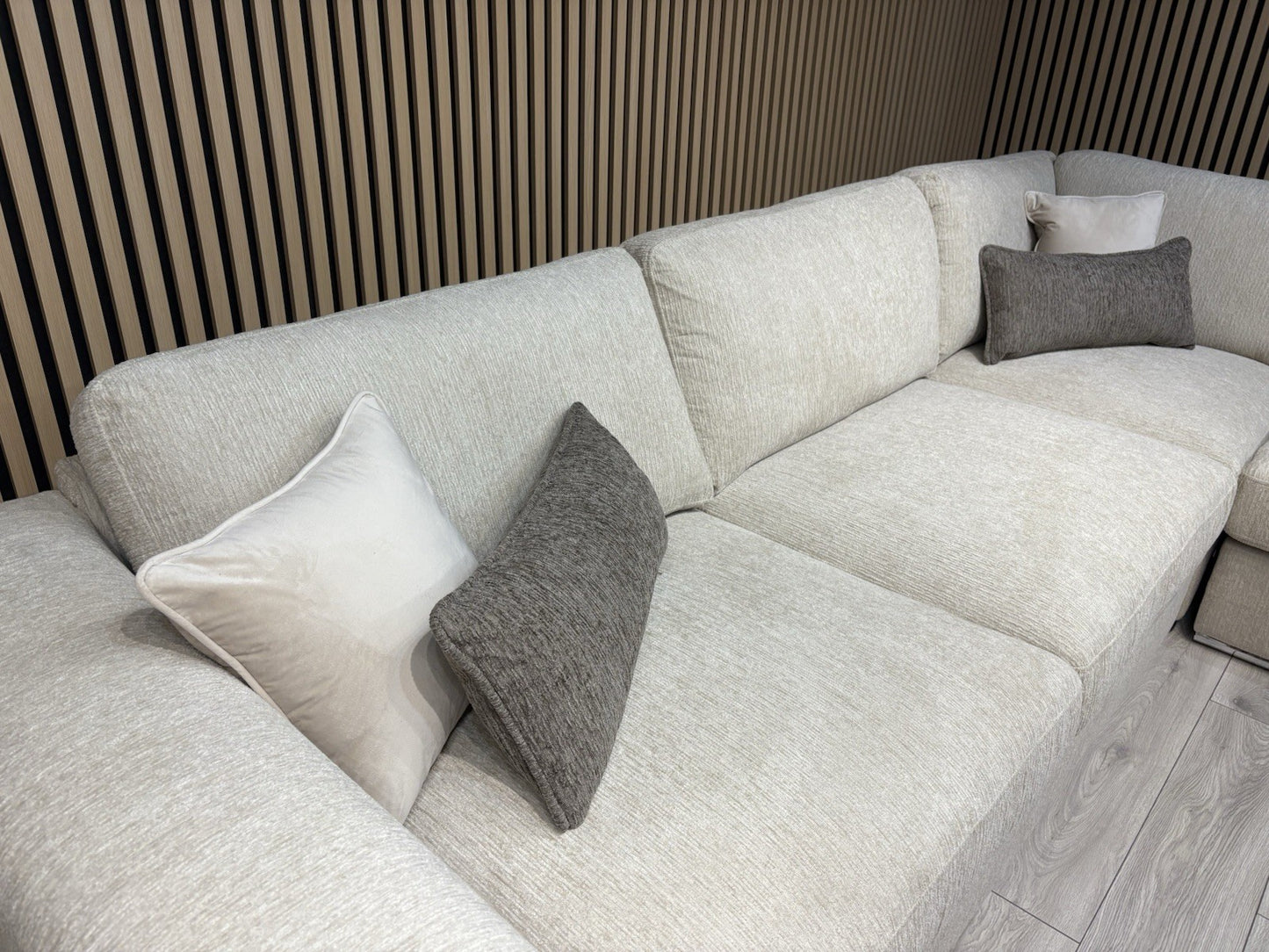 NAPLES Fabric Large Corner Sofa ( 3 Corner 3 ) - RRP £2,495