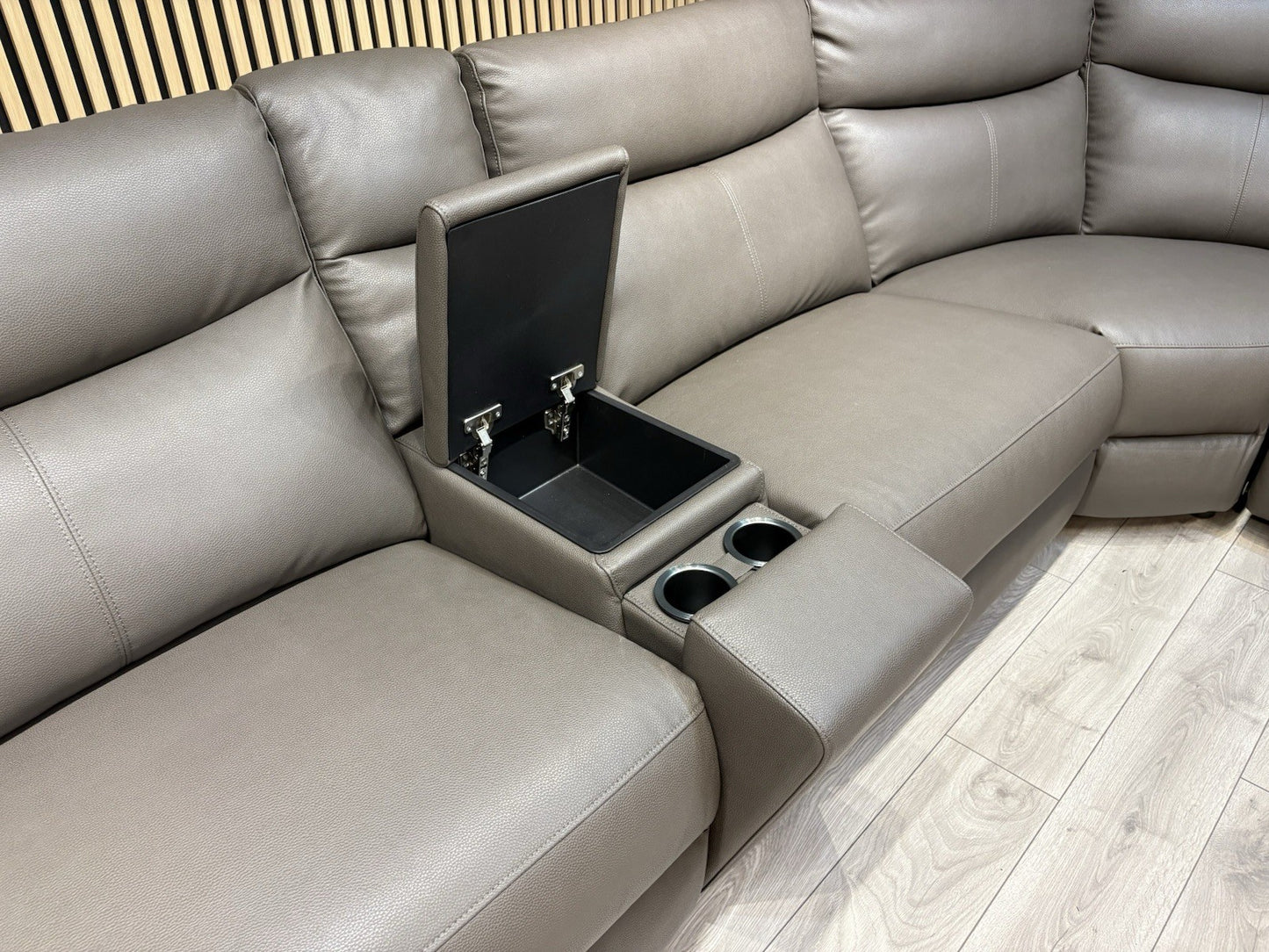 ScS - MAVERICK Fabric XL Modular 3 Corner 2 Sofa, Power Recliners - RRP £3,999