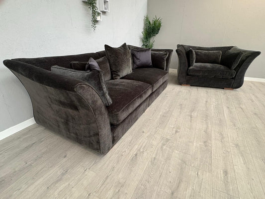 Sofology Westbridge OPERA Fabric Large 4 Seater Sofa + Snuggler Chair, RRP £4598