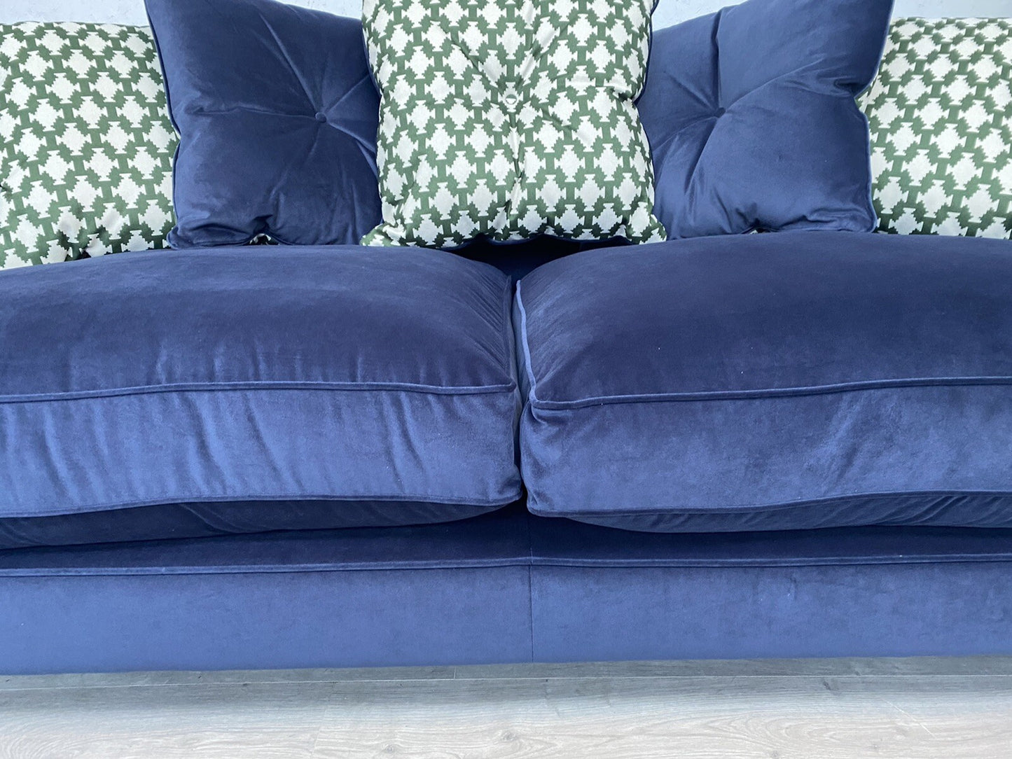 F.V. The Lounge Co. BRONWYN Fabric 4 Seater Scatter Back Sofa - RRP £1,995