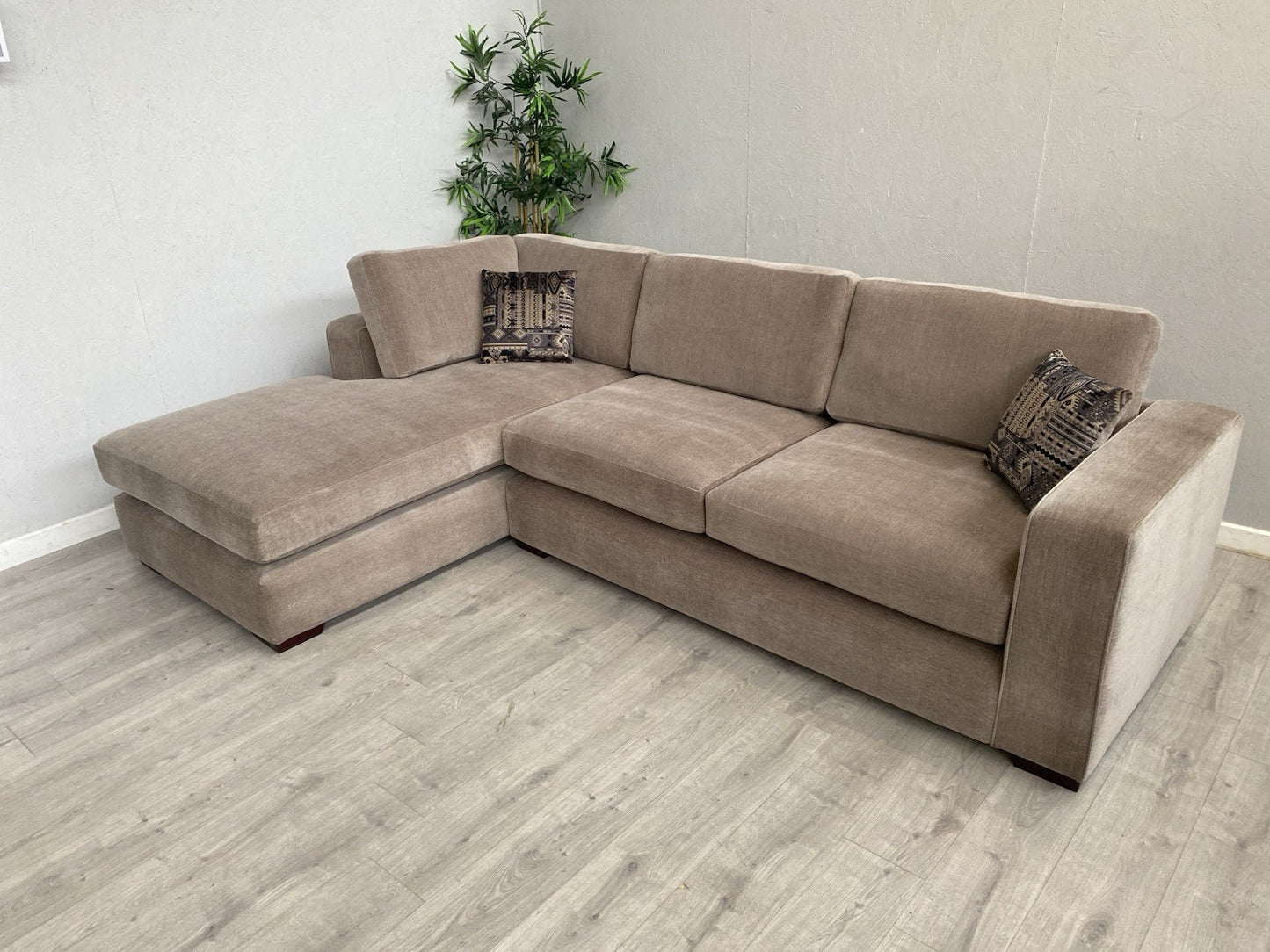 DFS - LAMBOURN Style Fabric LHF Large Chaise Corner Sofa - RRP £2,999