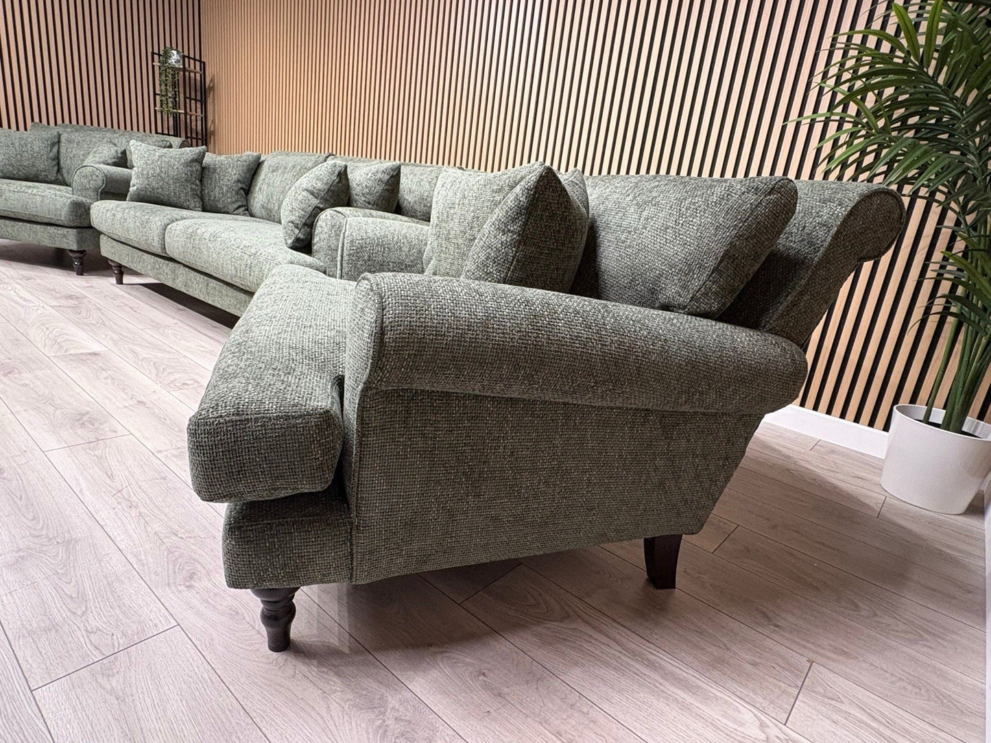 Laura Ashley LYNDEN Style Fabric 3 Seater Sofa + 2 x Armchairs Set - RRP £3695