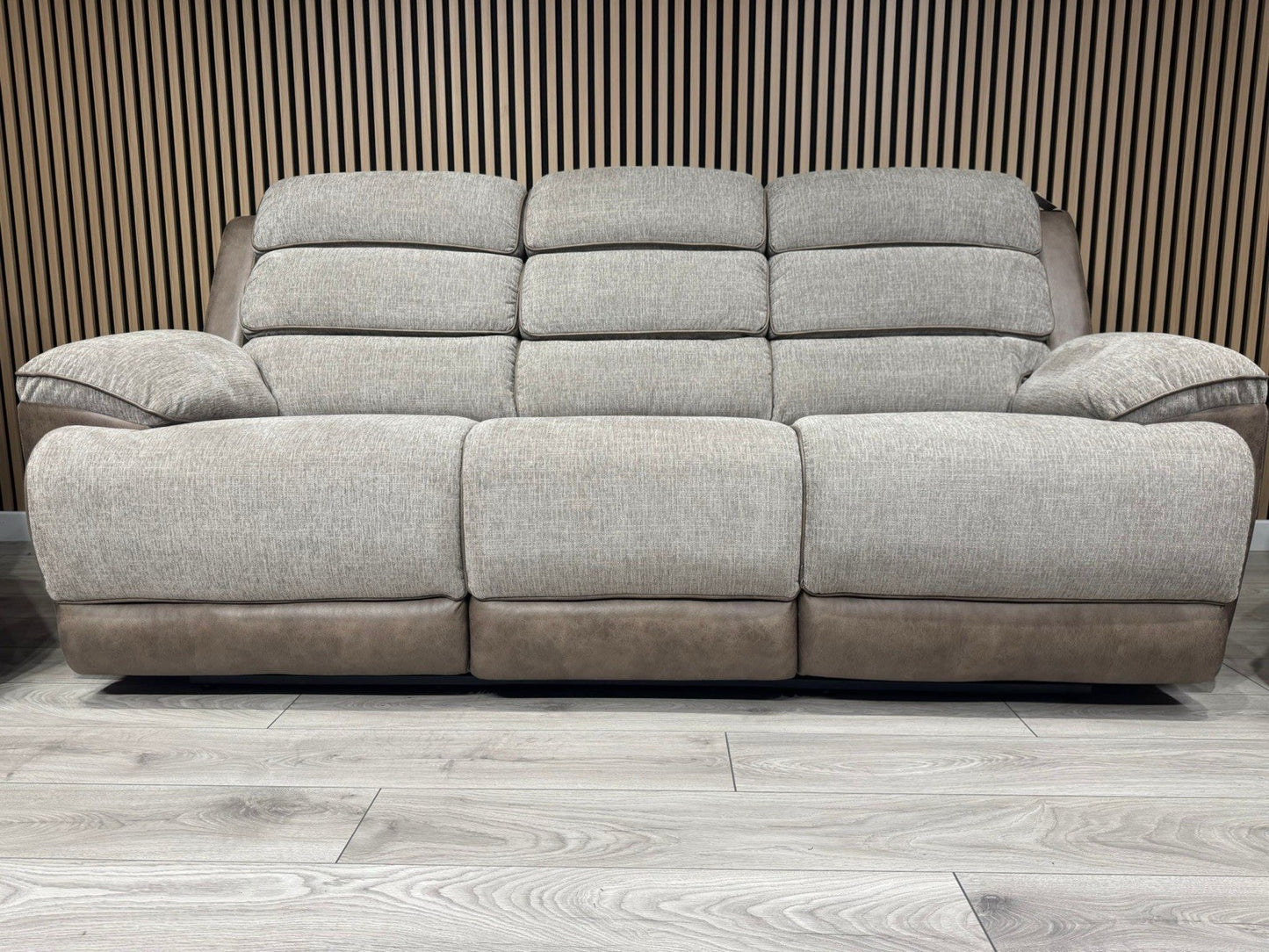 DFS LAKELYN Style Fabric 3 + 2 Seater Sofa + Armchair Set, Manual Recliners