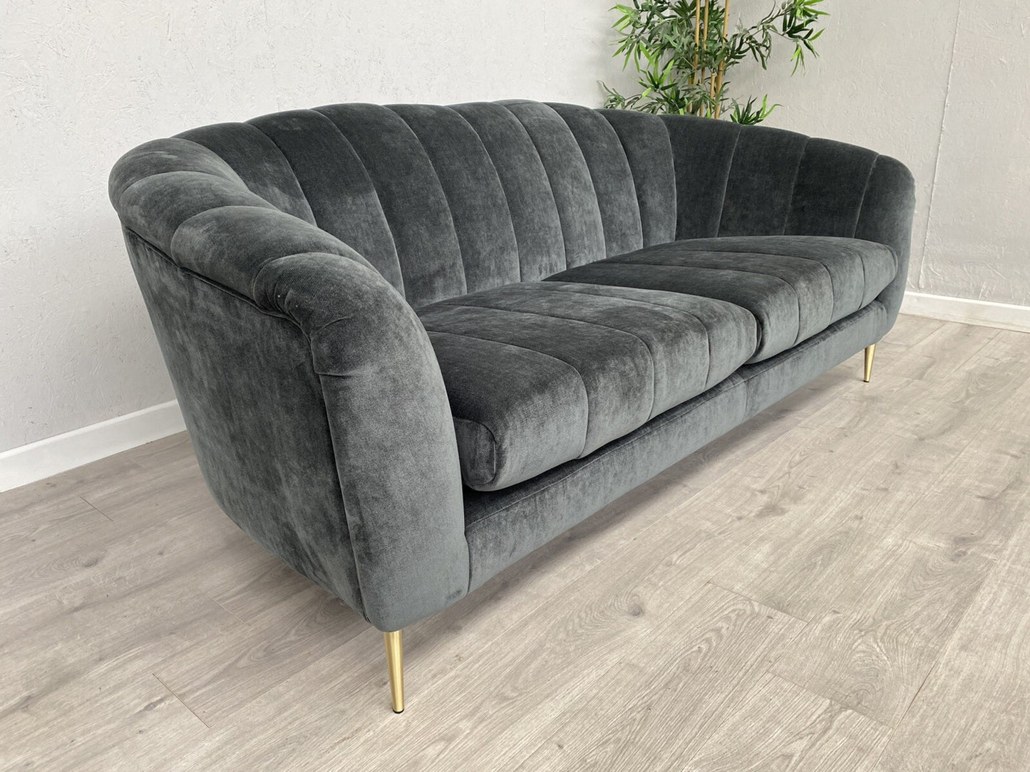 Sofology - OPULENT Large 3 Seater Sofa, Black - RRP £2,199